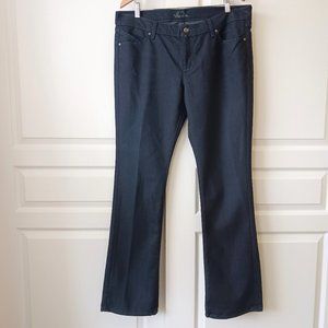 NEW LONG Old Navy Women's Diva Bootcut Low Rise StretchDark Wash Jeans Size 14L